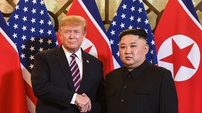 Donald Trump boasted about his friendship with North Korean leader Kim Jong-Un during his Michigan rally on Saturday Donald Trump boasted about his friendship with North Korean leader Kim Jong-Un during his Michigan rally on Saturday