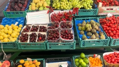 Raveena Tandon posted a photo as she visited the fruit market. Raveena Tandon posted a photo as she visited the fruit market.