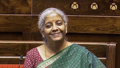 Budget 2024: Finance minister Nirmala Sitharaman attends the ongoing Monsoon session, at the Parliament in New Delhi. (Sansad TV)