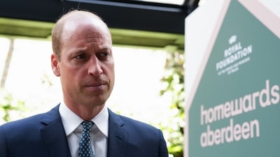 Britain's Prince William looks on during a visit to Lambeth to mark the first year of the homelessness initiative Homewards, in London, Britain, July 11, 2024. REUTERS/Maja Smiejkowska/Pool (REUTERS)