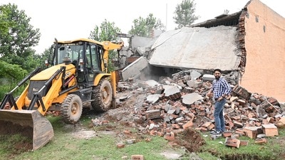District town planner Rakesh Bansal informed that if any illegal construction or colony is developed without the permission of director town and country planning department, then it takes legal action against the violation. (HT Photo)