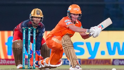 Beth Mooney during the Women's Premier League (WPL) 2024 cricket match between Royal Challengers Bangalore and Gujarat Giants (PTI) Beth Mooney during the Women's Premier League (WPL) 2024 cricket match between Royal Challengers Bangalore and Gujarat Giants (PTI)