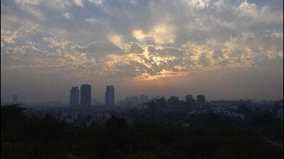 The Gurugram skyline. (HT File) The Gurugram skyline. (HT File)