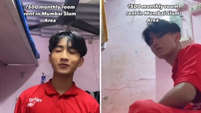 A Zomato delivery driver's tour of his room has gone viral. (Instagram/@qb__.07) A Zomato delivery driver's tour of his room has gone viral. (Instagram/@qb__.07)