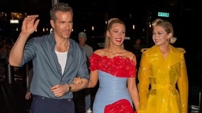 Ryan Reynolds, Blake Lively, and Gigi Hadid attend the Deadpool & Wolverine premiere after-party. (Instagram ) Ryan Reynolds, Blake Lively, and Gigi Hadid attend the Deadpool & Wolverine premiere after-party. (Instagram )