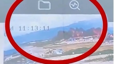 Nepal plane crash: The footage shows the plane, which was carrying 19 people, engulfed in flames shortly after it skidded off the runway. Nepal plane crash: The footage shows the plane, which was carrying 19 people, engulfed in flames shortly after it skidded off the runway.