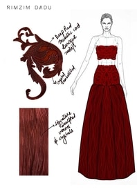 Rimzim Dadu draws inspiration from baroque architecture. Rimzim Dadu draws inspiration from baroque architecture.