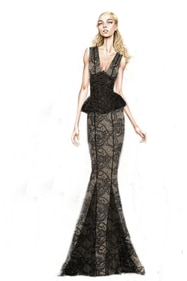 A sketch from Roseroom's new collection. A sketch from Roseroom's new collection.