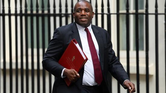 Britain’s foreign secretary David Lammy. (Reuters Photo)