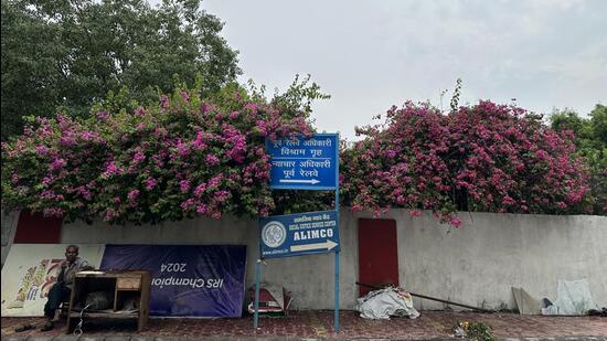 Central Delhi’s Chelmsford Road. (HT Photo)