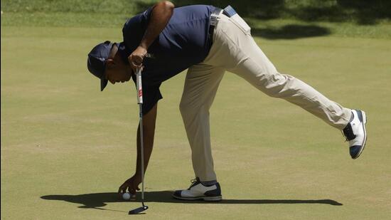 Indian golfer Anirban Lahiri. (REUTERS)