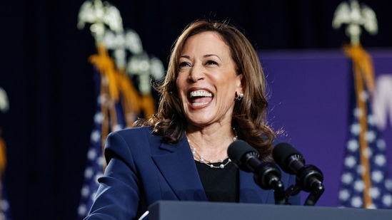 Latest news on July 25, 2024: US Vice President and Democratic Presidential candidate Kamala Harris 