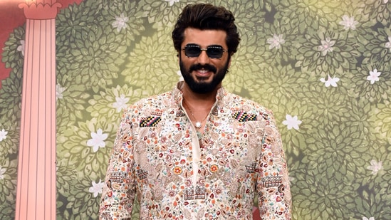 Arjun Kapoor attended the wedding events of Anant Ambani and Radhika Merchant in Mumbai. 