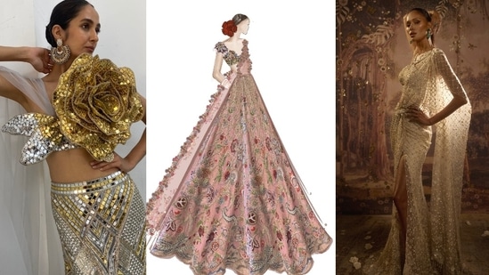 Here's a sneak peek at what Suneet Varma, Rahul Mishra and Tarun Tahiliani will be showcasing. 