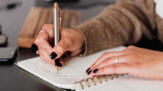 Maintaining a gratitude journal and noting down the things that we are grateful for, on a regular basis, helps us to turn to the positive things in life. (Pexels)
