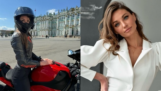 ‘Russia’s most beautiful biker’ Tatyana Ozolina was killed in a bike accident in Turkey. (Instagram/@tanechkaozolina)
