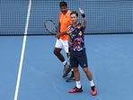 Rohan Bopanna of India and Matthew Ebden of Australia in action.(Getty Images via AFP) Rohan Bopanna of India and Matthew Ebden of Australia in action.(Getty Images via AFP)