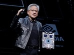 President and CEO of Nvidia Corporation Jensen Huang delivers a speech during the Computex 2024 exhibition in Taipei, Taiwan. President and CEO of Nvidia Corporation Jensen Huang delivers a speech during the Computex 2024 exhibition in Taipei, Taiwan.