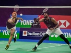India's Chirag Shetty and Satwiksairaj Rankireddy in action (PTI) India's Chirag Shetty and Satwiksairaj Rankireddy in action (PTI)