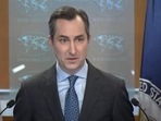 US state department spokesperson Matthew Miller. (File)(HT_PRINT) US state department spokesperson Matthew Miller. (File)(HT_PRINT)