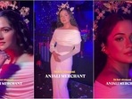 Anjali Merchant turns heads in never-seen-before celestial look in white gown and glam makeup look. Anjali Merchant turns heads in never-seen-before celestial look in white gown and glam makeup look.