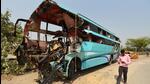 Majority of road accidents take place due to a lack of knowledge of traffic rules on the driver’s part and also infrastructure problems , as per Yamuna Prasad, deputy commissioner of police, Noida traffic. (Virendra Singh Gosain/HT Photo) Majority of road accidents take place due to a lack of knowledge of traffic rules on the driver’s part and also infrastructure problems , as per Yamuna Prasad, deputy commissioner of police, Noida traffic. (Virendra Singh Gosain/HT Photo)