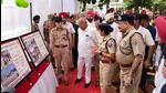 Punjab governor Banwarilal Purohit at an exhibition featuring the drones, weapons, and drug consignments recovered by Punjab Police and the Border Security Force at a border village in Ferozepur on Thursday. (HT Photo) Punjab governor Banwarilal Purohit at an exhibition featuring the drones, weapons, and drug consignments recovered by Punjab Police and the Border Security Force at a border village in Ferozepur on Thursday. (HT Photo)