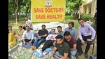 The demands of Panchkula doctors include the formation of a specialist cadre, a career progression scheme, seeking to address the issue of direct recruitment of senior medical officers (SMOs) and reduction of the bond amount for postgraduate courses. (HT Photo) The demands of Panchkula doctors include the formation of a specialist cadre, a career progression scheme, seeking to address the issue of direct recruitment of senior medical officers (SMOs) and reduction of the bond amount for postgraduate courses. (HT Photo)