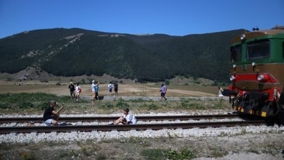 Italy's transiberian railway revives forgotten villages and landscapes (Reuters) Italy's transiberian railway revives forgotten villages and landscapes (Reuters)