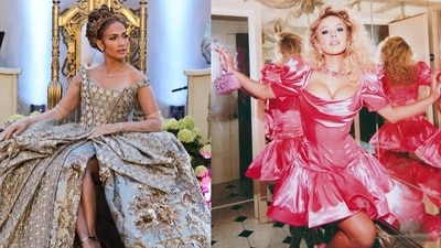 Jennifer Lopez's 55th Bridgerton-themed birthday party; Sydney Sweeney's 26th 80s prom-themed birthday bash (Instagram) Jennifer Lopez's 55th Bridgerton-themed birthday party; Sydney Sweeney's 26th 80s prom-themed birthday bash (Instagram)
