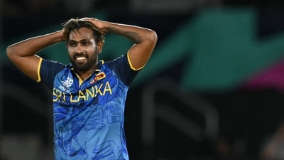 Sri Lanka's Nuwan Thushara has been ruled out with a fractured left thumb (AFP) Sri Lanka's Nuwan Thushara has been ruled out with a fractured left thumb (AFP)