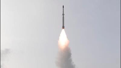 The phase-II ‘AD endo-atmospheric missile’ was launched from LC-III at ITR, Chandipur. The phase-II ‘AD endo-atmospheric missile’ was launched from LC-III at ITR, Chandipur.