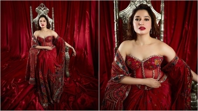 If you loved Tamannaah's saree and are wondering how much it costs, don't worry, we've got your back. Her ensemble is from the shelves of brand Torani India and comes with a price tag of <span class='webrupee'>₹</span>79,500 while her corset blouse costs <span class='webrupee'>₹</span>46,500, making the total cost of her outfit <span class='webrupee'>₹</span>1.26 lakh. (Instagram/@tamannaahspeaks) If you loved Tamannaah's saree and are wondering how much it costs, don't worry, we've got your back. Her ensemble is from the shelves of brand Torani India and comes with a price tag of <span class='webrupee'>₹</span>79,500 while her corset blouse costs <span class='webrupee'>₹</span>46,500, making the total cost of her outfit <span class='webrupee'>₹</span>1.26 lakh. (Instagram/@tamannaahspeaks)