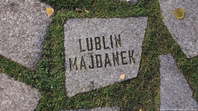 The concentration camp at Lublin-Majdanek was liberated in July 1944. (Juergen Raible/akg-images/picture alliance ) The concentration camp at Lublin-Majdanek was liberated in July 1944. (Juergen Raible/akg-images/picture alliance )