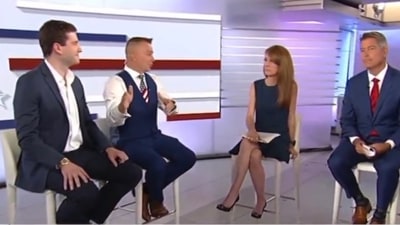 Fox News guest condemned for calling Kamala Harris ‘the original Hawk Tuah girl’ in reference to her decades old romance. Fox News guest condemned for calling Kamala Harris ‘the original Hawk Tuah girl’ in reference to her decades old romance.