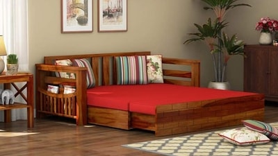 Enhance your space with a stylish sofa cum bed with storage for both comfort and convenience. Enhance your space with a stylish sofa cum bed with storage for both comfort and convenience.