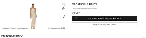 Natasha's dress costs £19,087, which is equal to ₹20,58,391 (https://www.judithleiber.jp/) Natasha's dress costs £19,087, which is equal to ₹20,58,391 (https://www.judithleiber.jp/)