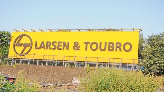 Latest news on July 25, 2024: L & T, Larsen and Toubro hoarding in Mumbai.