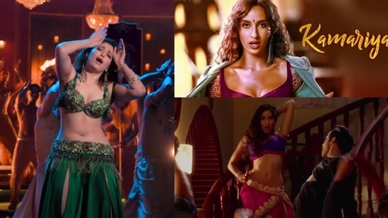 Tamannaah in Aaj Ki Raat and Nora in Kamariya