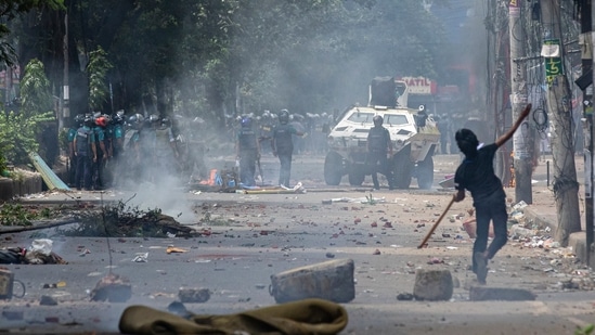 Thousands of troops are still patrolling cities and a nationwide internet shutdown remains largely in effect (AP Photo/Rajib Dhar)