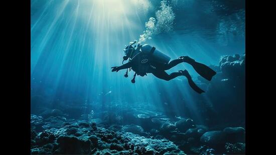 Sharma says her ‘lowest point’ in life was scuba diving in the Indian Ocean. (ADOBE STOCK)