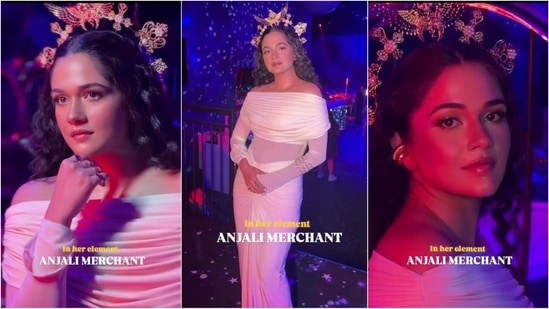 Radhika Merchant's sister Anjali rocks unseen ‘celestial’ look with off-shoulder gown at exclusive London party: Watch