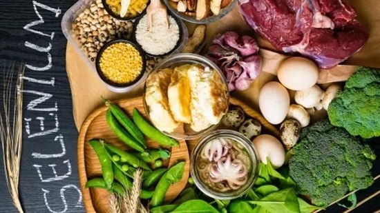 Selenium helps in protecting the body from oxidative stress and supporting thyroid function, thereby regulating metabolism and stress response. (Unsplash)