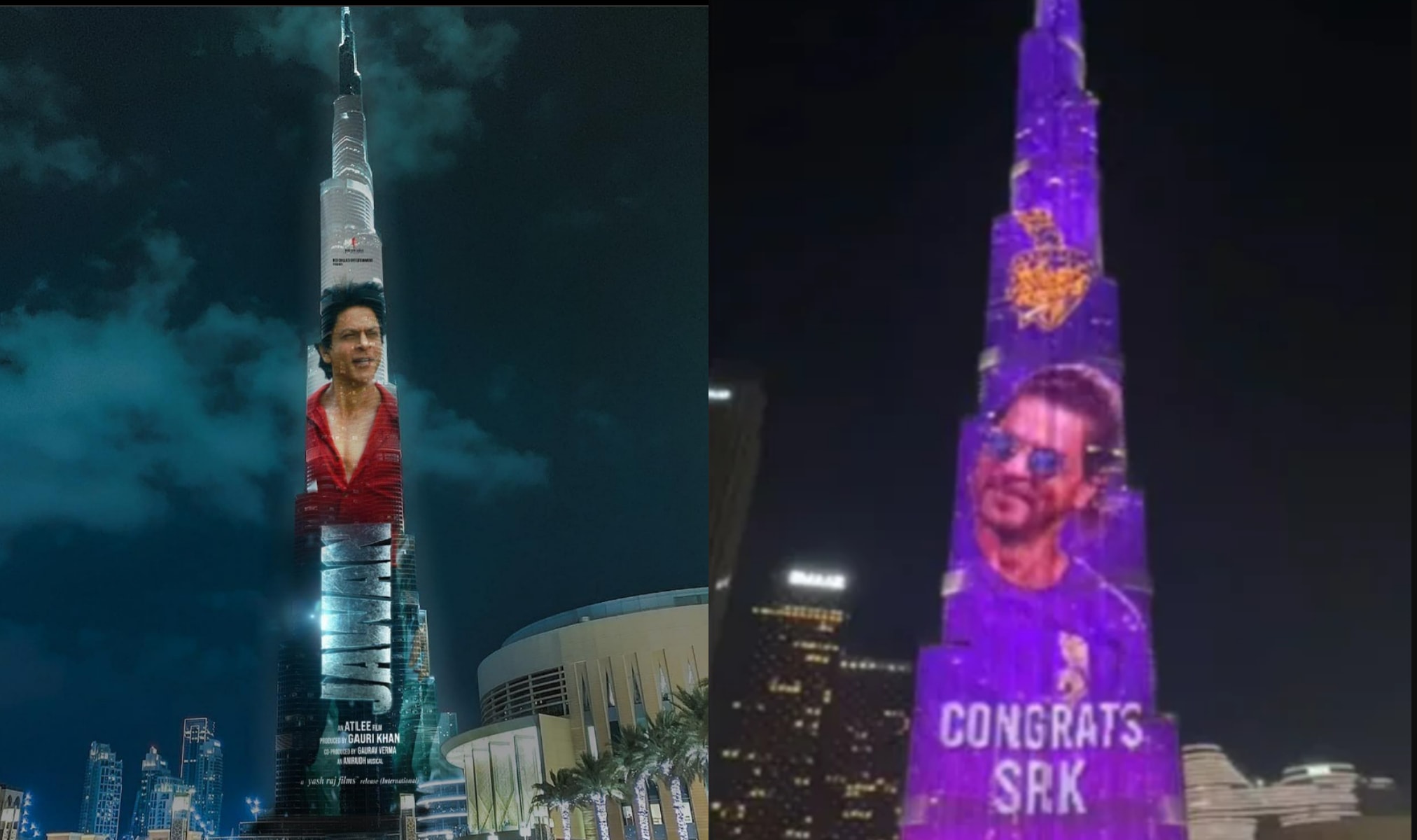 SRK on the Burj Khalifa SRK on the Burj Khalifa
