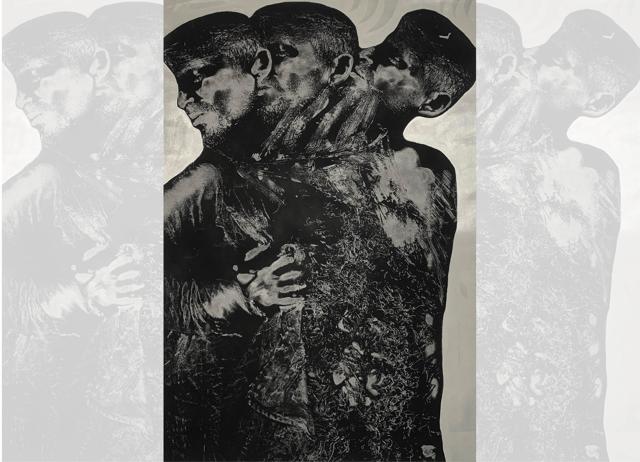 Singh creates his work in front of an audience, who see the process, intention and intricate details. Singh creates his work in front of an audience, who see the process, intention and intricate details.