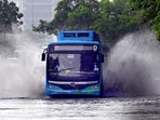 Waterlogging after heavy rain at Ring road near ITO in New Delhi on Wednesday, July 24, 2024. (Arvind Yadav/ Hindustan Times) Waterlogging after heavy rain at Ring road near ITO in New Delhi on Wednesday, July 24, 2024. (Arvind Yadav/ Hindustan Times)