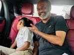 Rajinikanth fulfils his grandfatherly duties.