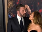 Ben Affleck and Jennifer Lopez at the premiere of This Is Me...Now: A Love Story