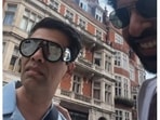 Zane Thadani posted a video of him meeting Karan Johar.
