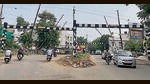 A view of Railway crossing at Middha Chowk in Ludhiana on Friday, July 26, 2024. (Manish/Hindustan Times) A view of Railway crossing at Middha Chowk in Ludhiana on Friday, July 26, 2024. (Manish/Hindustan Times)